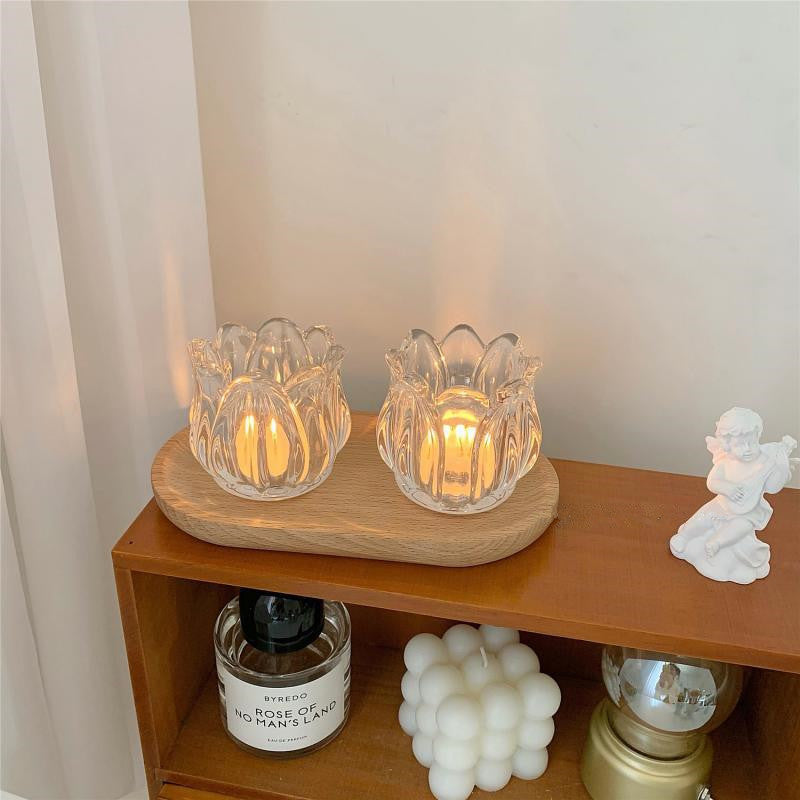 Elegant Tulip Candle Ornament