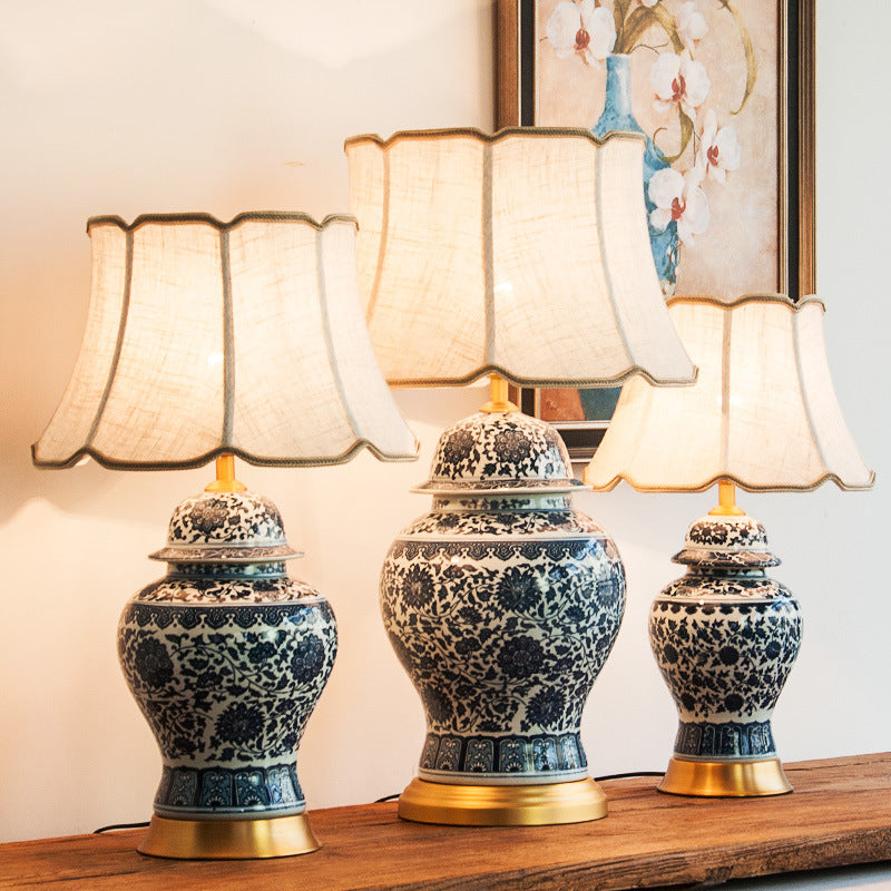 Blue & White Porcelain Table Lamp