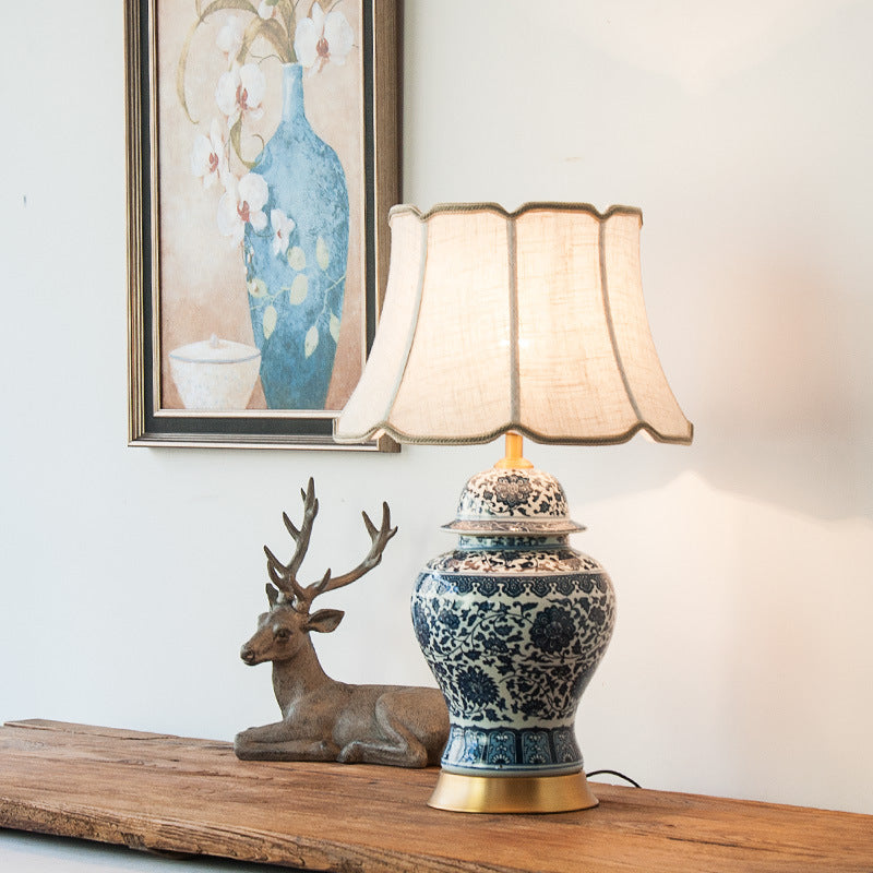 Blue & White Porcelain Table Lamp