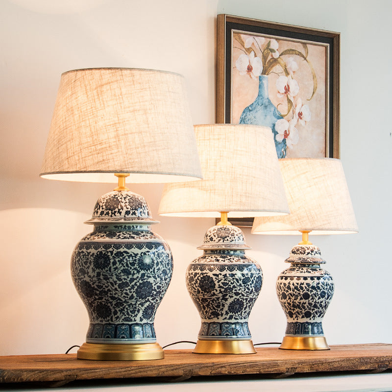 Blue & White Porcelain Table Lamp