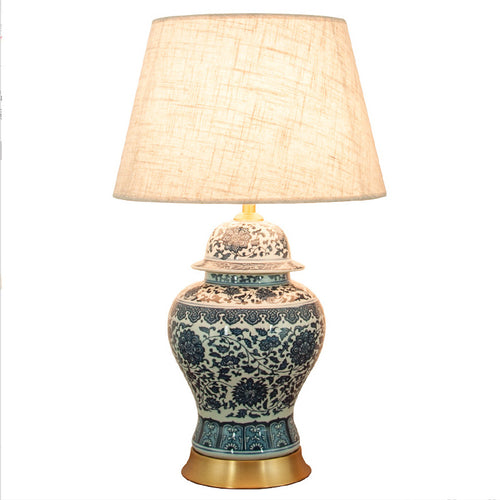 Blue & White Porcelain Table Lamp