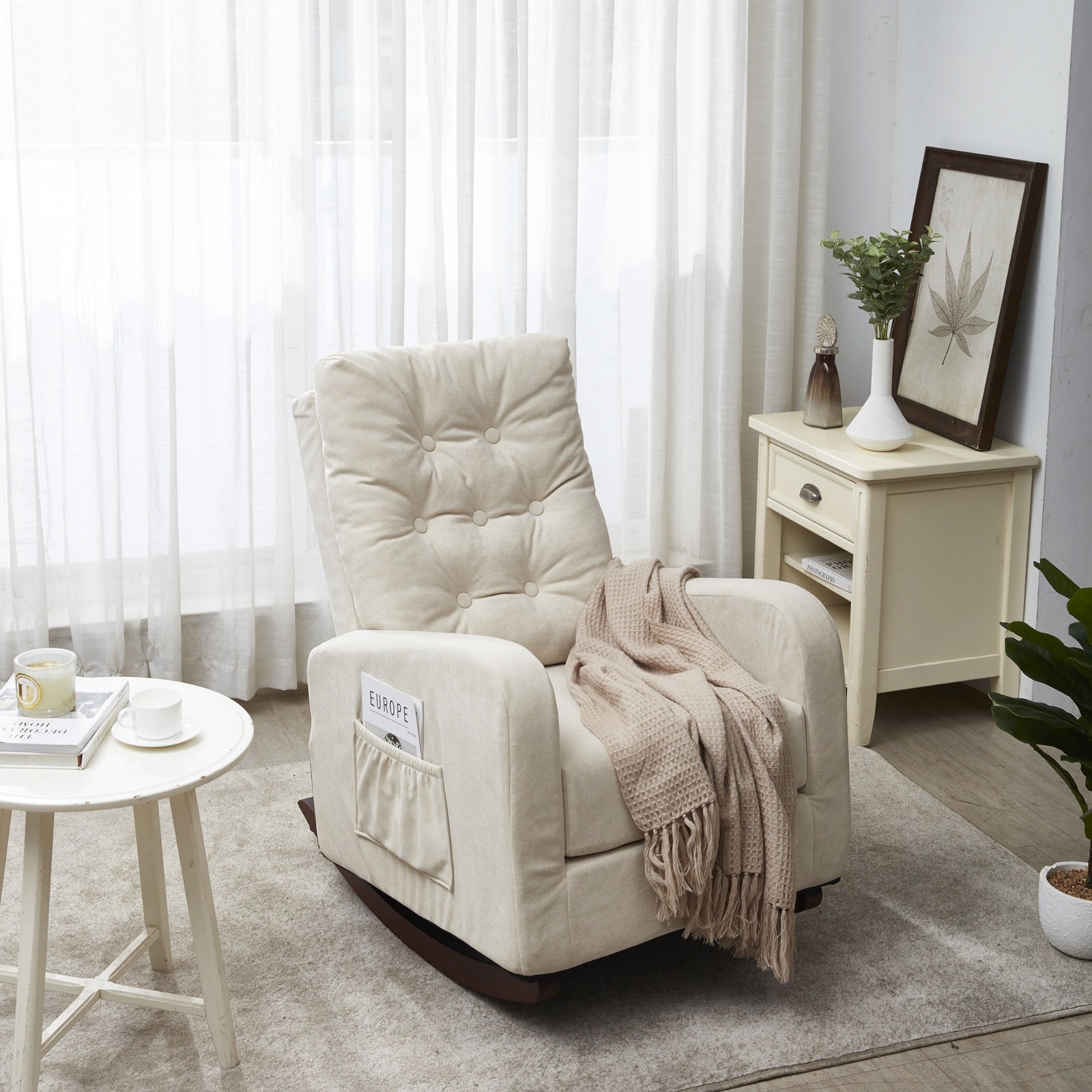 Minimalist Lazy Sofa Chair – Single Recliner