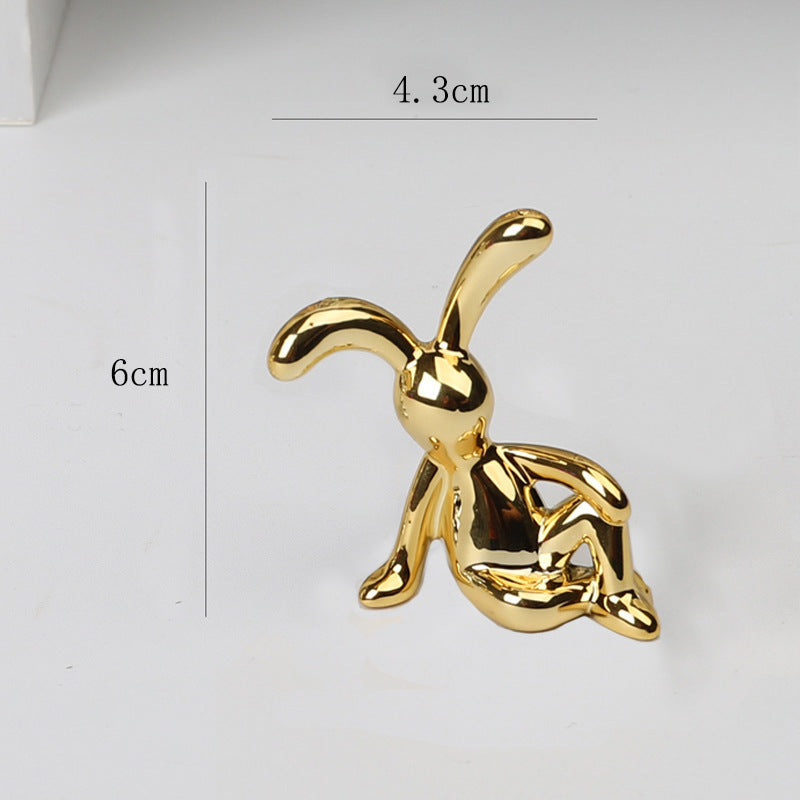 Creative Rabbit Decoration for Shelf