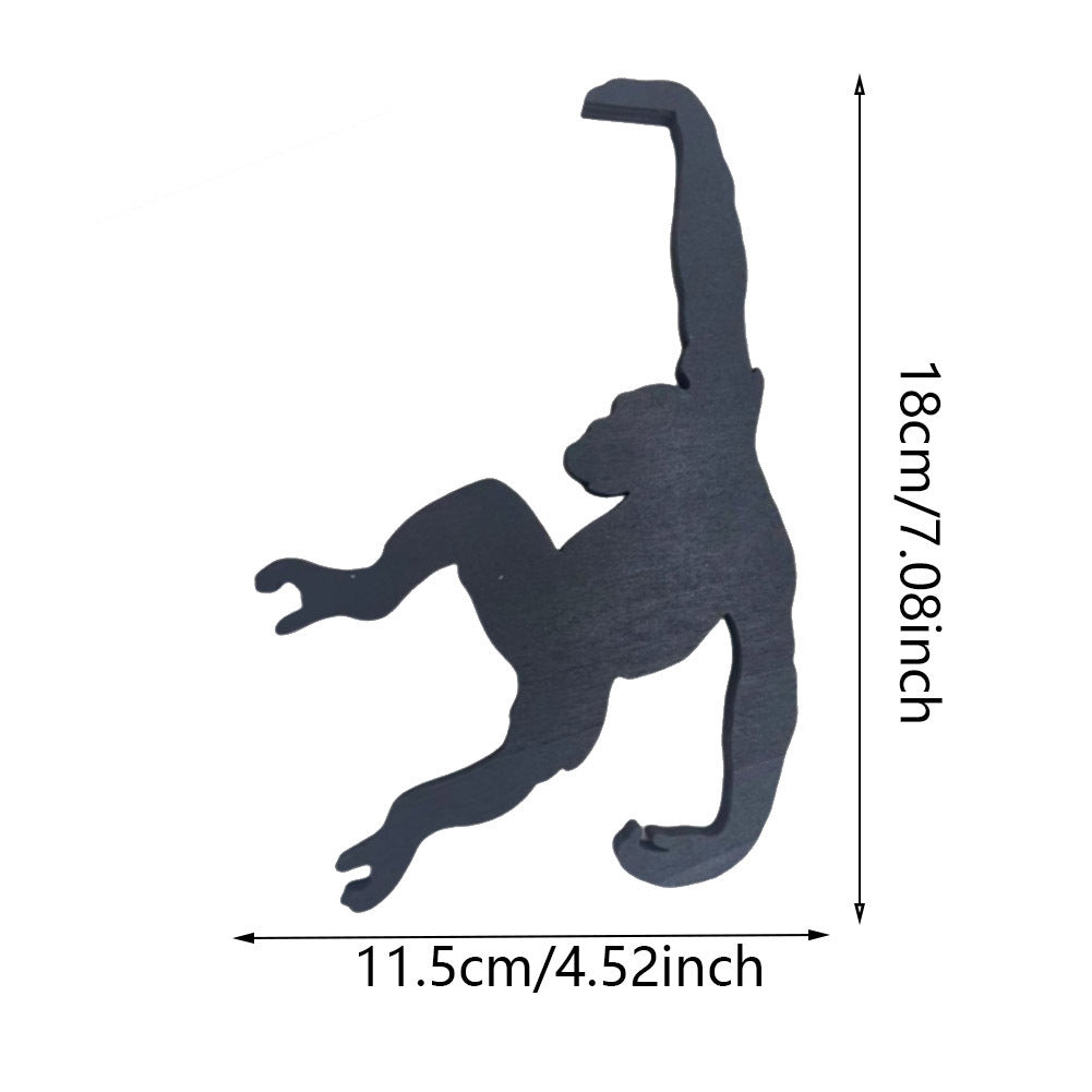 Wooden Monkey Wall Hook – Fun Home Décor