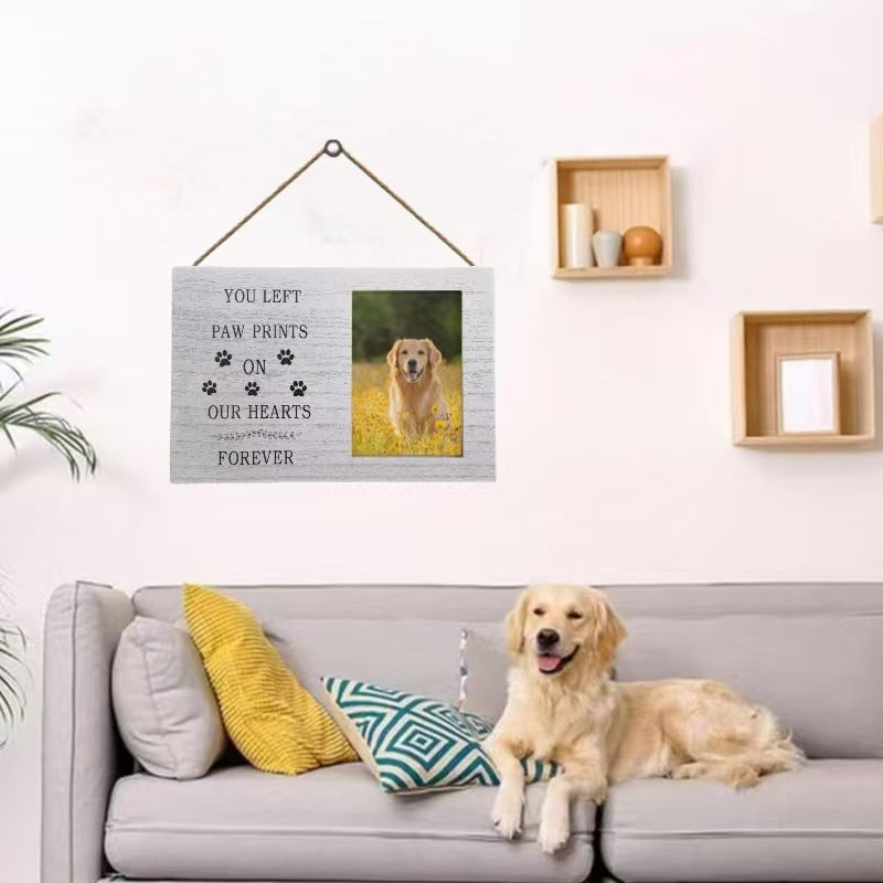 Wooden Picture Pendant Ornament