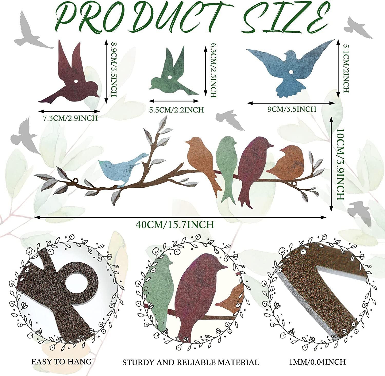 Bird on Branch Wall Decor