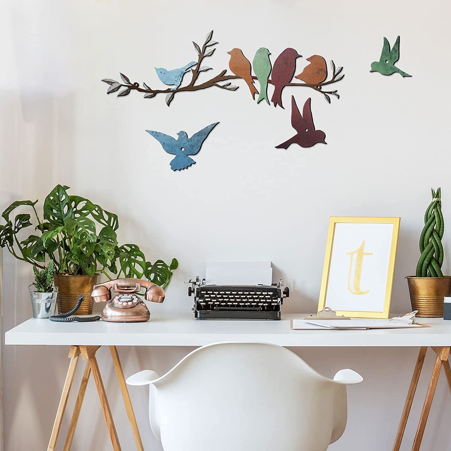 Bird on Branch Wall Decor