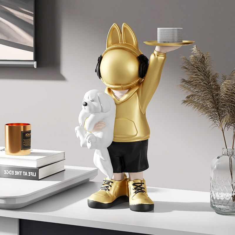 Astronaut Rabbit Desk Decor