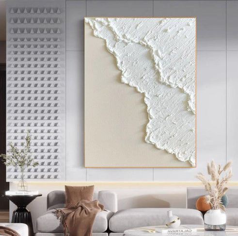 Handmade White Niche Wall Art