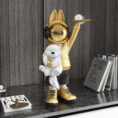 Astronaut Rabbit Desk Decor